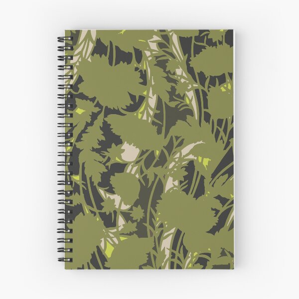 Item preview, Leaves Camouflage Digital Flowers Pattern in Green, Brown and Beige designed and sold by ShopieHome.