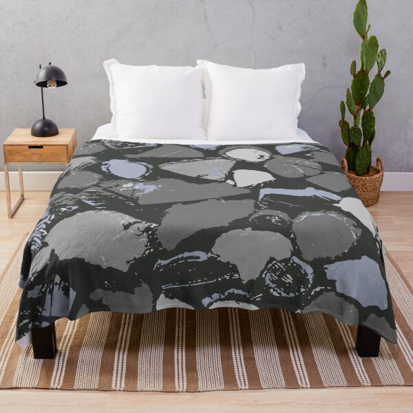 Item preview, Gray Camouflage Digital Wood Pattern in Gray Shades and Black designed and sold by ShopieHome.