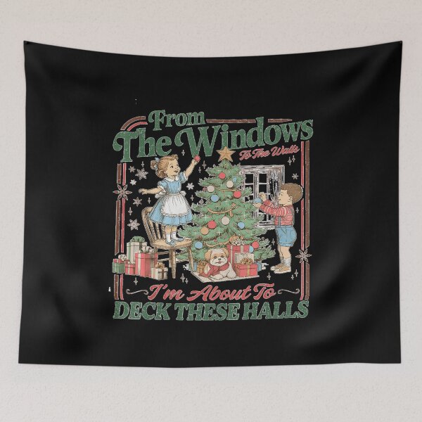 Item preview, from The Windows to Walls I'm About Deck These Halls Xmas  designed and sold by LeonellDavy.