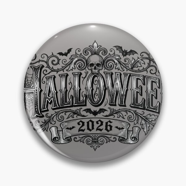 Item preview, Halloween Victorian Filigree Engraving Lettering designed and sold by DarkOriginArts.