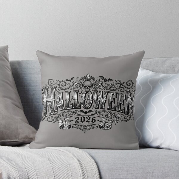 Item preview, Halloween Victorian Filigree Engraving Lettering designed and sold by DarkOriginArts.