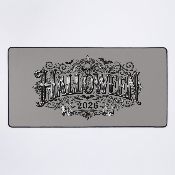 Item preview, Halloween Victorian Filigree Engraving Lettering designed and sold by DarkOriginArts.