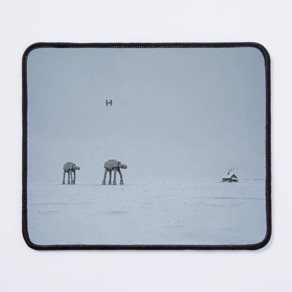 Item preview, AT-ATs Walking Toward Snowy Cabin designed and sold by Late Theory.