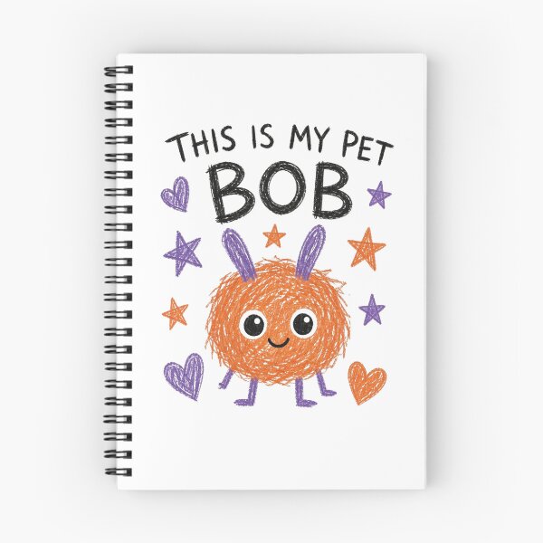 Item preview, Funny Cute Fuzzy Pet Bob Monster Art designed and sold by Pawfect Vibes Hub.