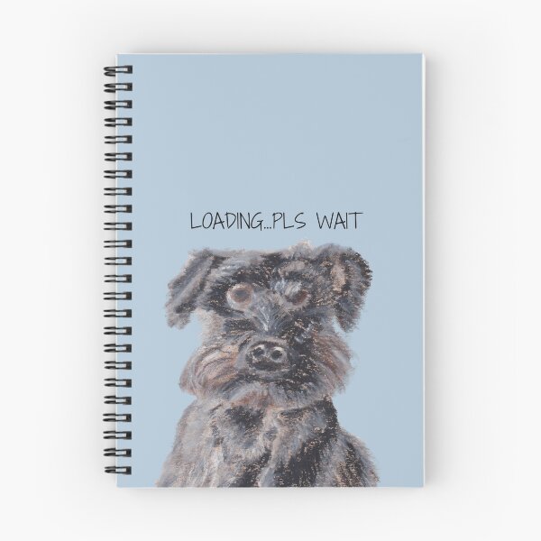 Item preview, Funny Schnauzer Dog Painting - Cute Pet Lover Gift designed and sold by viviwildpaint.