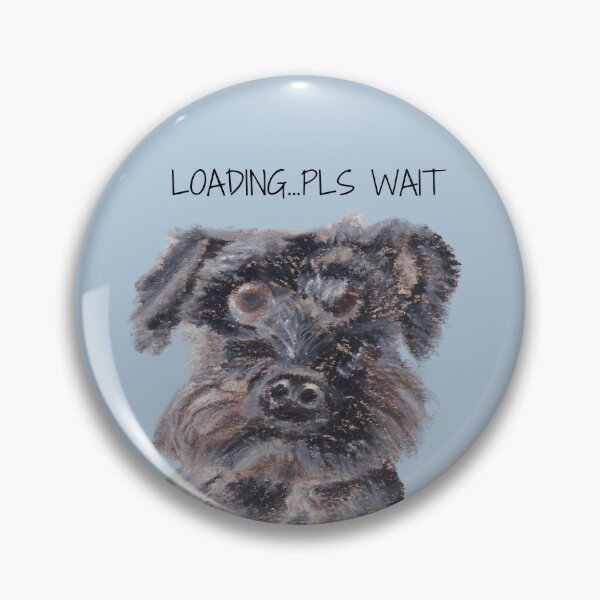 Item preview, Funny Schnauzer Dog Painting - Cute Pet Lover Gift designed and sold by viviwildpaint.