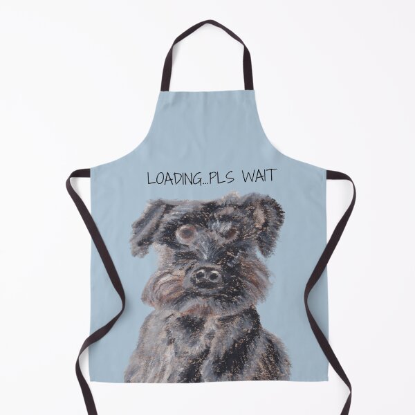 Item preview, Funny Schnauzer Dog Painting - Cute Pet Lover Gift designed and sold by viviwildpaint.