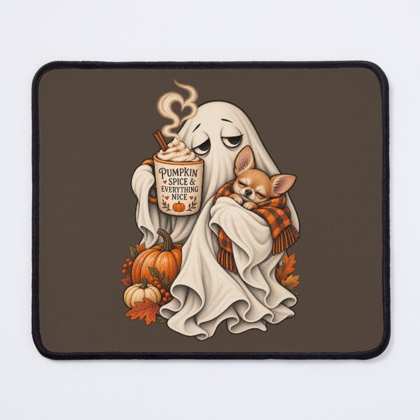 Item preview, Pumpkin Spice Ghost Chihuahua Halloween designed and sold by AmiGraph.