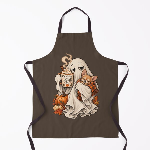 Item preview, Pumpkin Spice Ghost Chihuahua Halloween designed and sold by AmiGraph.
