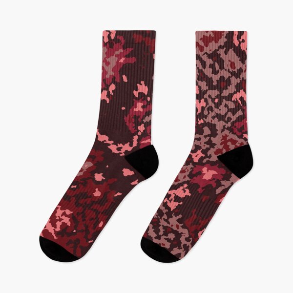 Item preview, Red Camouflage Digital Cloud Pattern in Red Shades and Pink designed and sold by ShopieHome.