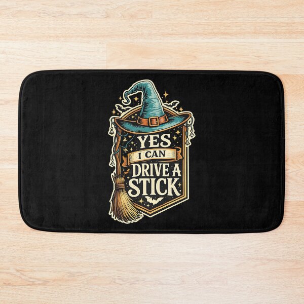 Item preview, Yes I Can Drive A Stick, Halloween Humor designed and sold by graphic-genie.