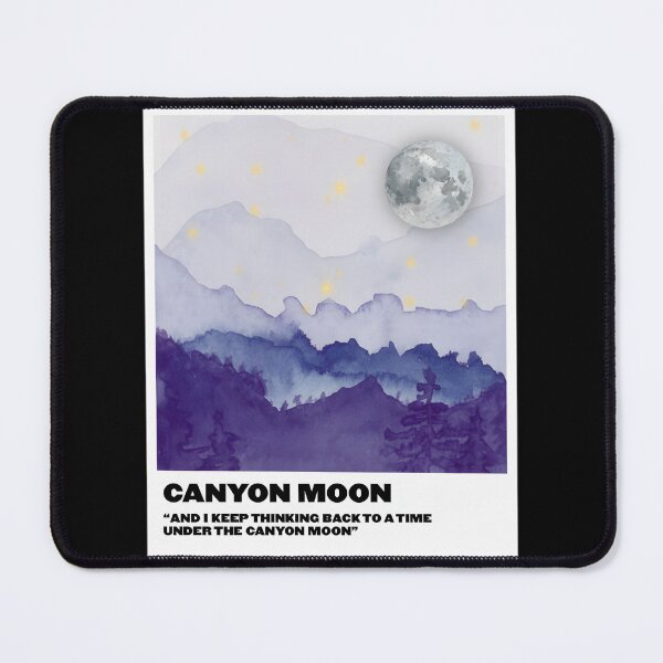 Item preview, Canyon Moon Polaroid Style Landscape Photography Design designed and sold by sdiqa66.