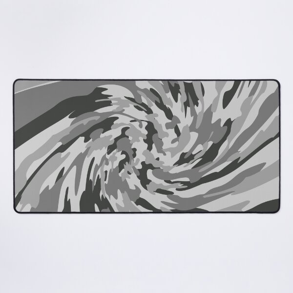 Item preview, Gray Camouflage Twisted Pattern in Gray Shades and Black designed and sold by ShopieHome.
