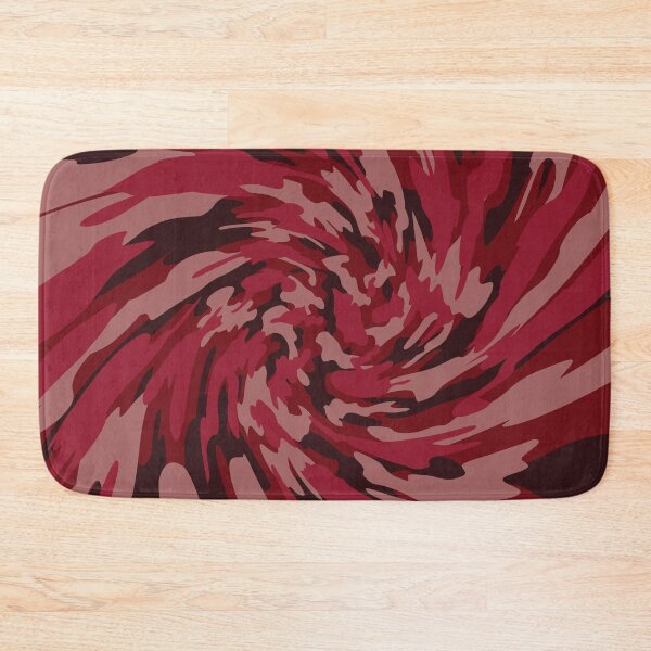 Item preview, Red Camouflage Twisted Pattern in Red Shades and Pink designed and sold by ShopieHome.