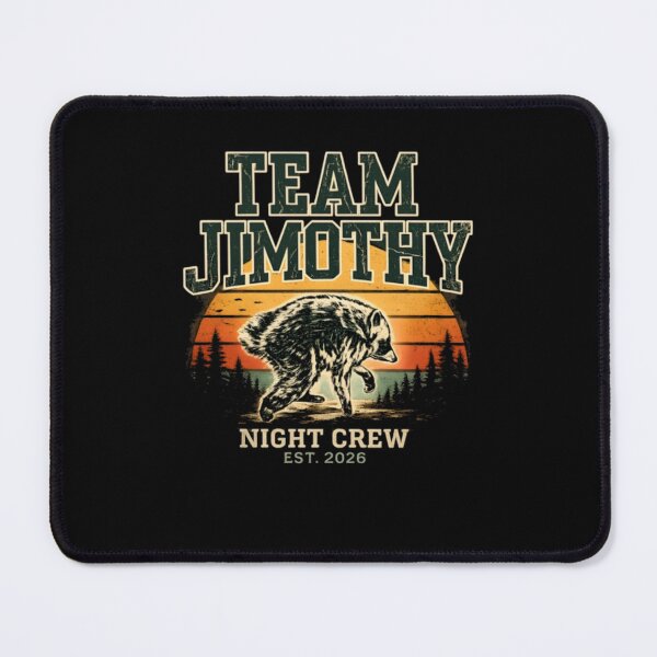 Item preview, Team Jimothy Crew Night Est 2026 Seattle Raccoon Viral Memes designed and sold by AARABwino.