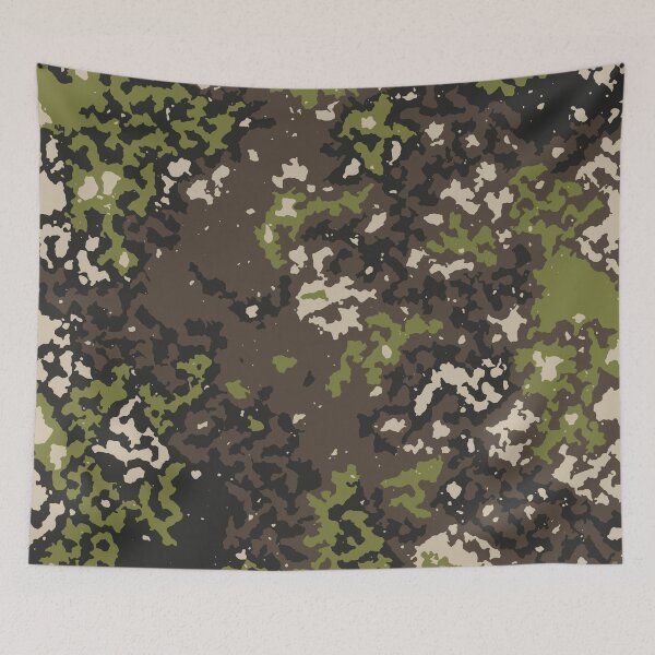 Item preview, Military Camouflage Digital Cloud Pattern in Green, Brown and Beige designed and sold by ShopieHome.