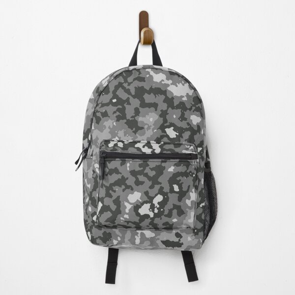 Item preview, Gray Camouflage Digital Cloud Pattern in Gray Shades and Black designed and sold by ShopieHome.