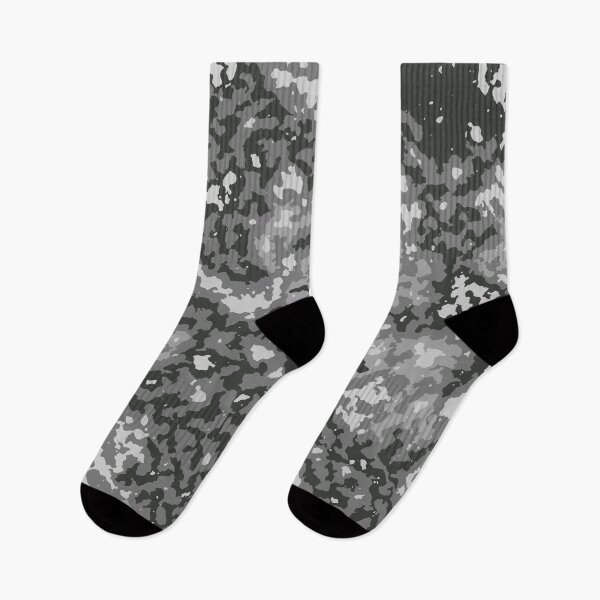 Item preview, Gray Camouflage Digital Cloud Pattern in Gray Shades and Black designed and sold by ShopieHome.