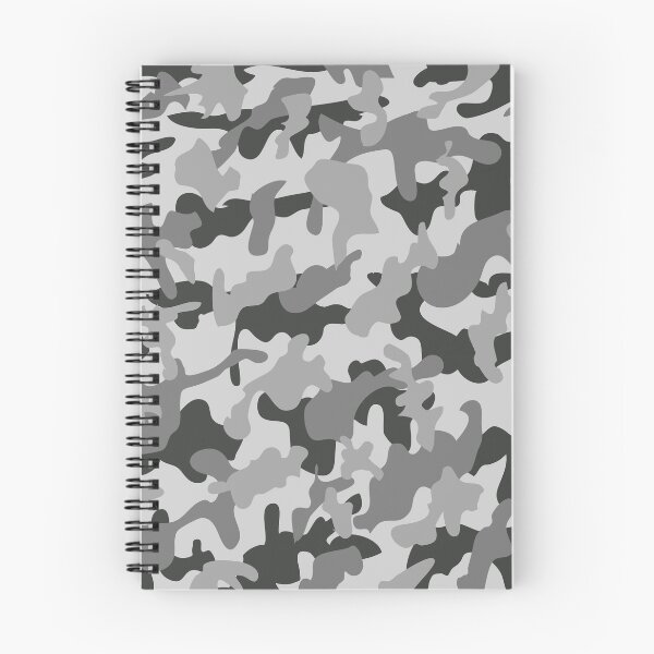 Item preview, Gray Camouflage Pattern in Gray Shades and Black designed and sold by ShopieHome.