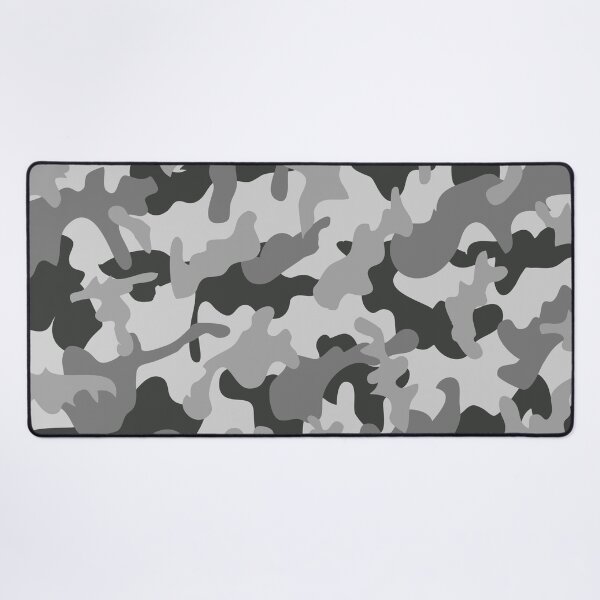 Item preview, Gray Camouflage Pattern in Gray Shades and Black designed and sold by ShopieHome.