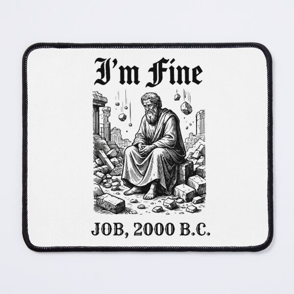 Item preview, I'm Fine Job 2000 BC Funny Christian designed and sold by BeaBuzz.