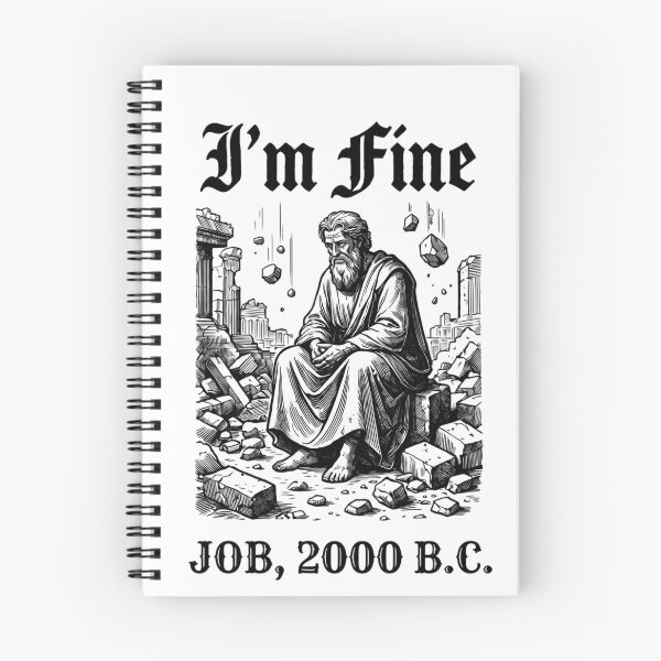 Item preview, I'm Fine Job 2000 BC Funny Christian designed and sold by BeaBuzz.