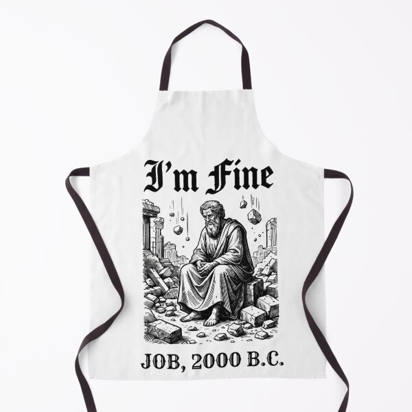 Item preview, I'm Fine Job 2000 BC Funny Christian designed and sold by BeaBuzz.