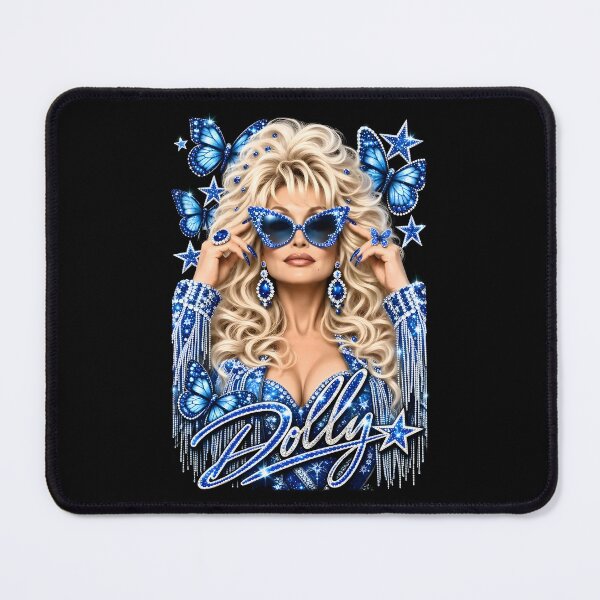 Item preview, Dolly Parton The Butterfly Blue Rhinestone Glamour designed and sold by CamilleNorris.