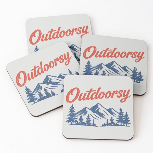 Item preview, Outdoorsy Outdoors Lover Retro Mountain designed and sold by HowToCanadian.
