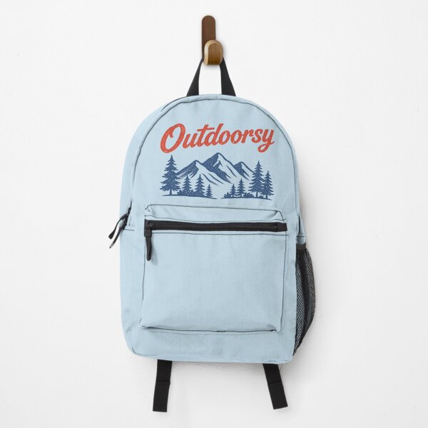 Item preview, Outdoorsy Outdoors Lover Retro Mountain designed and sold by HowToCanadian.
