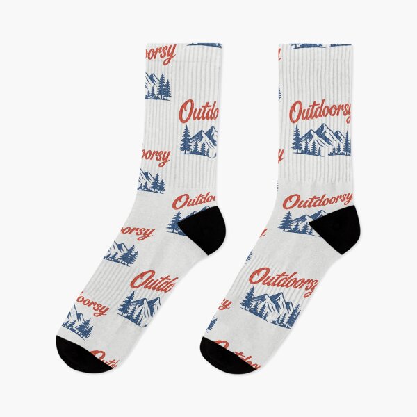 Item preview, Outdoorsy Outdoors Lover Retro Mountain designed and sold by HowToCanadian.