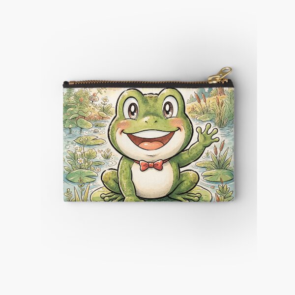 Item preview, Smiling Frog Anime Style designed and sold by Home Decor Art.