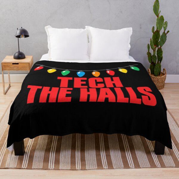 Item preview, Tech The Halls Funny Pun for Computer Techies T-Shirt – IT Technician Gift, Christmas Tech Graphic designed and sold by Trendably.