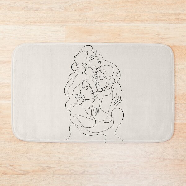 Item preview, Abstract Woman Face Line Art - Multiple Female Figure designed and sold by FemmePod.