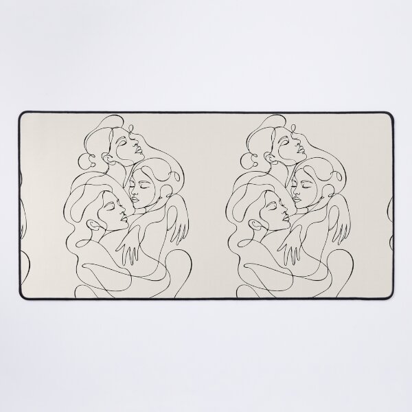 Item preview, Abstract Woman Face Line Art - Multiple Female Figure designed and sold by FemmePod.