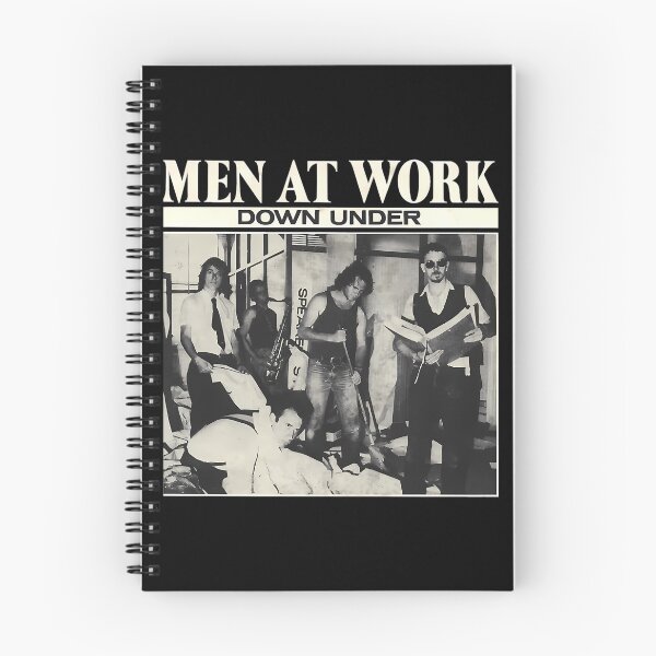 Item preview, Men At Work Down Under Australian Rock Band Seventies. Essential designed and sold by hattazillsu.
