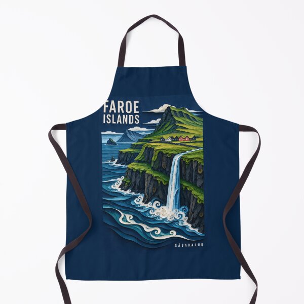 Item preview, Faroe Islands - Gasadalur - Denmark designed and sold by StudioRedKoala.