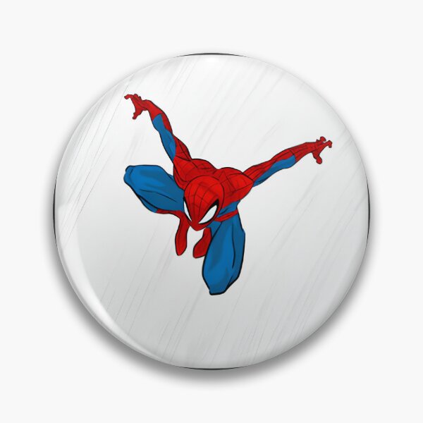 Item preview, Dynamic Spider-Man Inspired Jumping Pose Illustration designed and sold by Jasper Turpie.