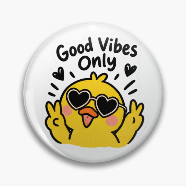 Item preview, Cute Duck Heart Sunglasses - Good Vibes Only Peace Sign designed and sold by Duck lovers.