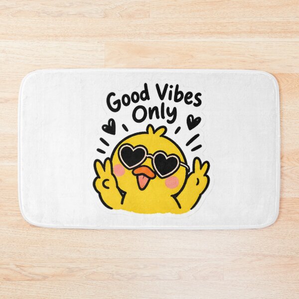 Item preview, Cute Duck Heart Sunglasses - Good Vibes Only Peace Sign designed and sold by Duck lovers.