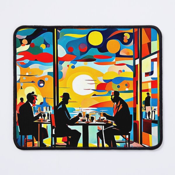 Item preview, Silhouetted Diners designed and sold by George Hutton Hunter.