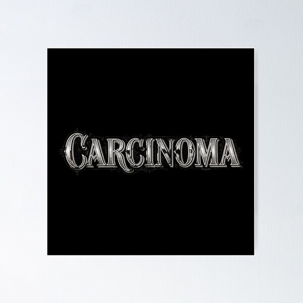 Item preview, Carcinoma Vintage Medical Engraving Typography designed and sold by DarkOriginArts.