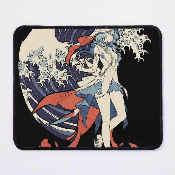 Item preview, Shorekeeper Wuthering Waves Ukiyo-e Video Game Anime Shirt designed and sold by Senpaiwaves.
