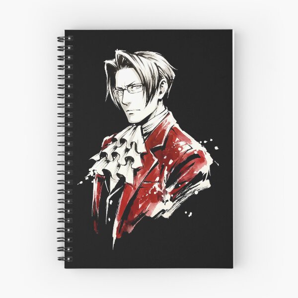 Item preview, Miles Edgeworth Ace Attorney Sumi-e Gaming Graphic Tee designed and sold by Senpaiwaves.