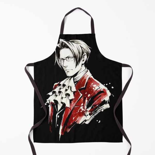 Item preview, Miles Edgeworth Ace Attorney Sumi-e Gaming Graphic Tee designed and sold by Senpaiwaves.