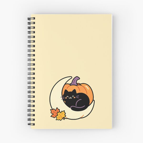 Item preview, Kawaii Black Cat Inside Pumpkin Moon Halloween Art designed and sold by urmoments.