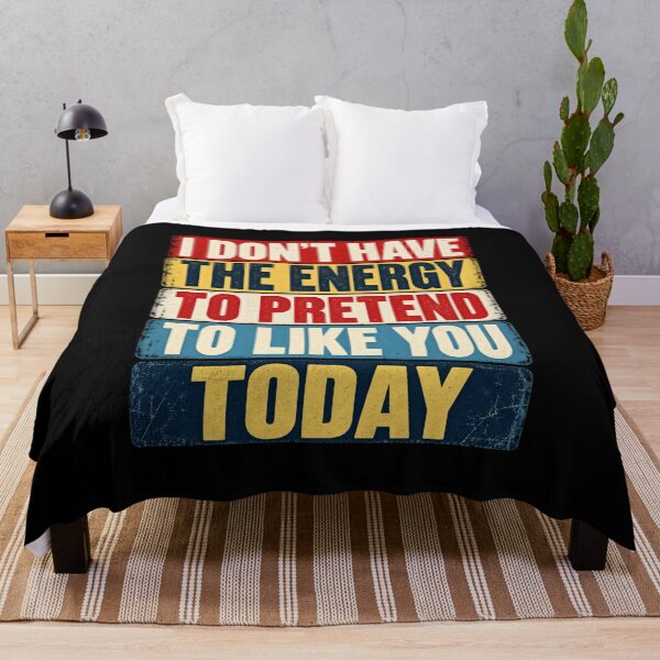 Item preview, I Don't Have The Energy to Pretend to Like You Today Women's T-Shirt – Sarcastic Humor Gift Graphic designed and sold by Trendably.