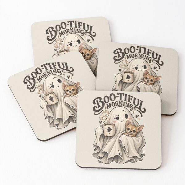 Item preview, Boo-tiful Morning Ghost Chihuahua Halloween designed and sold by AmiGraph.