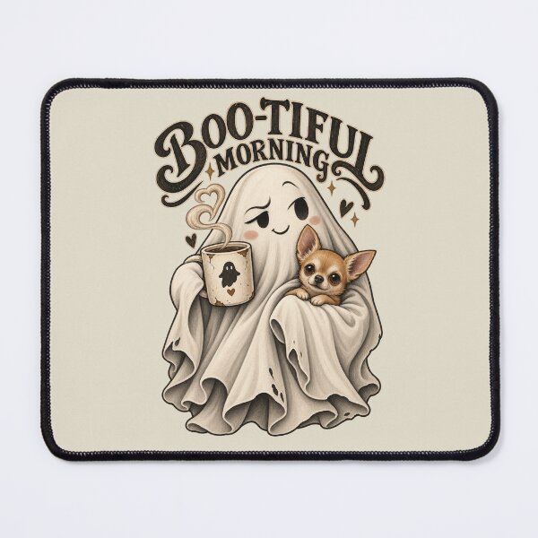 Item preview, Boo-tiful Morning Ghost Chihuahua Halloween designed and sold by AmiGraph.