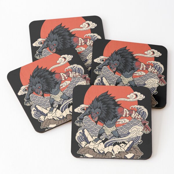Item preview, The Werewolf Rising from the Grave Altered Beast Ukiyo-e Gamer Graphic Tee designed and sold by Senpaiwaves.